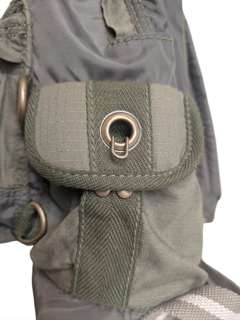 GAP Utility Nylon Backpack | Y2K Gorpcore Cargo Backpack | Army Green